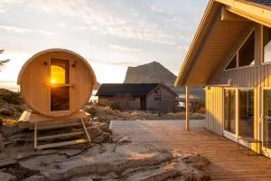 Haukland beach panorama - Vik