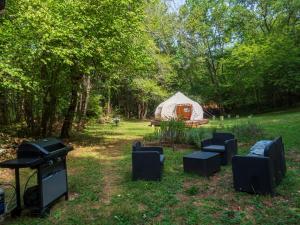 Tentes de luxe Horizons Verts Luna Tent : photos des chambres