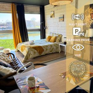 Appartements Majestic - Wifi - Parking - Vue : Appartement 1 Chambre