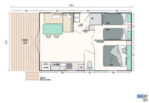 Campings Le Clos des Genets : photos des chambres