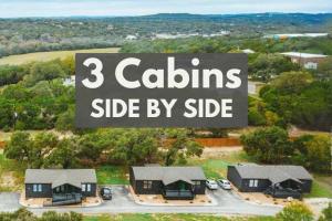 Starlight Horizon 3 Cabins LMN - Pet-Friendly Texas Hill Country Group Stay Near Canyon Lake - Pool, Stargazing, Sleeps 24 - 4hvězdičkové hotely ve městě Canyon Lake