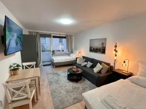 City Apartment with 2 individual beds and sleeping sofa and kitchen - Essen