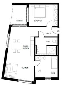 Apartment "Paris" in Erftstadt - 3 Zimmer & 77qm - nahe Köln, Messe, Phantasialand & Bonn - Familienurlaub oder Business Trip