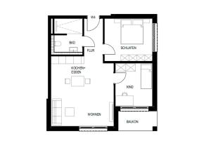 Apartment "London" in Erftstadt - 3 Zimmer & 63qm - nahe Köln, Messe, Phantasialand & Bonn - Familienurlaub oder Business Trip