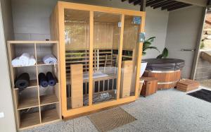 Personal Sauna & Ice-bath at Kookaburra Cabin