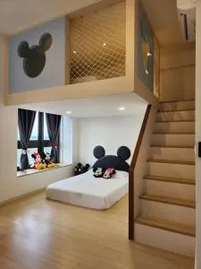 Sunway Grid Mickey House 4-5pax, 8mins to Legoland - Kampong Tiram Duku Kiri