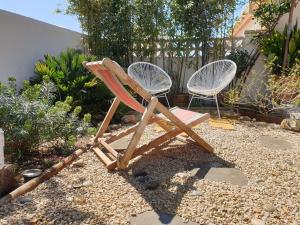 Maisons de vacances Maison 4/6 pers avec piscine proche des plages : photos des chambres