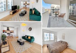 Appartements Balcon ensoleille, design moderne : photos des chambres