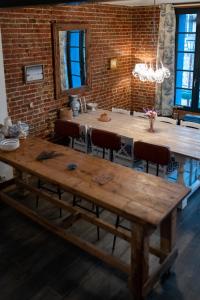 Maisons de vacances La Maison Bleue, terrasses et vue panoramique mer : photos des chambres