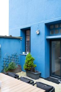 Maisons de vacances La Maison Bleue, terrasses et vue panoramique mer : photos des chambres