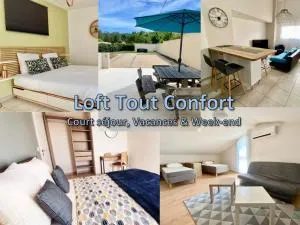 LOFT TOUT CONFORT - la Blache des Collines - 圣于兹