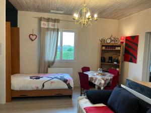 Appartements Ravissant T2, Cl 3 etoiles, 3 pers et 1 enf , 3 lits, parking et patio : photos des chambres