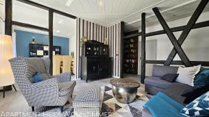 Apartments am Saalebogen mit Gartenterrasse, Grillkamin und freie Parkplätze