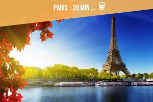 Appartements L-Escapade - PARIS 20 min - DISNEY 25 min - GARE 3 min a pied - PARKING - Confortable & Moderne - Free WIFI : photos des chambres