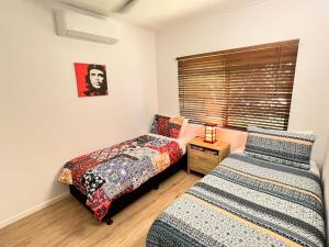 Tropical family beach house