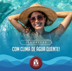 FLAT para Temporada perto SINGAPURA SHOPPING com 7 PISCINAS, Bar Molhado, Restaurante - A 3 min CENTRO DE CALDAS NOVAS!
