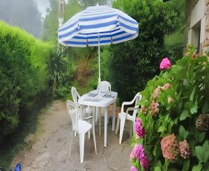 Maisons de vacances Maison paisible a Moelan-sur-Mer avec jardin et barbecue : photos des chambres