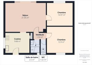 Maisons de vacances Maison pour 6 personnes a Saint-Hilaire-de-Riez : photos des chambres