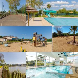 Mobil home tout confort dans parc résidentiel de loisirs