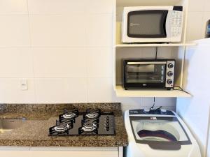 Apartamento Santinho, churrasqueira e ar - INE103