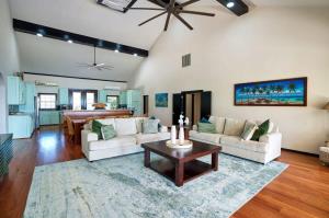 Beachfront Villa with Long Private Pier and Pool