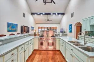 Beachfront Villa with Long Private Pier and Pool - Basil Jones