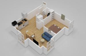 Appartements Notre Dame 3 - Tres belle vue sur la Loire - Lumineux - Hypercentre : Appartement 1 Chambre avec Vue sur la Rivière