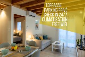 Appartements La Cle des Champs - Terrasse - Clim : Appartement 2 Chambres avec Terrasse