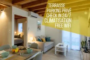 La Clé des Champs - Terrasse - Clim - 里永