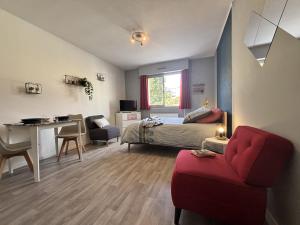 Appartements O repos - Studio - Parking - 1 lit - 2 pers : photos des chambres