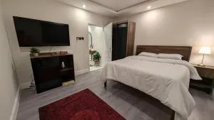 ستديو في الرياض بتصميم فندقي دافيء لراحتك102 - Ar Rawḑah