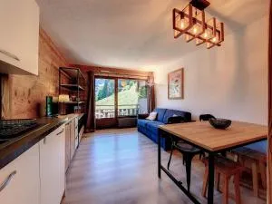 Studio rénové pour 5 à La Clusaz avec balcon et parking - FR-1-818-29 - Manigod