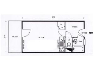 Studio confortable pour 4 à La Clusaz avec balcon et garage - FR-1-818-88