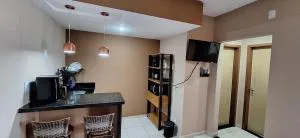 Flat no Village das Águas Resort ao lado do Parque Aquático Aldeia das Águas - Vargem Alegre