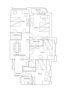 VentoBudapest with 1 optional PARKING, 4rooms & 4bathrooms