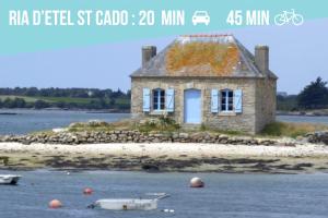 Appartements Studio Cosy LES ROSES TREMIERES 3 etoiles centre Plouharnel proche mer : photos des chambres