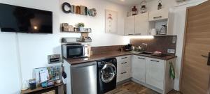 Le Sémaphore - studio climatisé, grande terrasse vue mer - parking, wifi