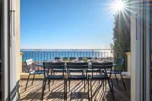 Villas Magnifique Villa d-epoque vue mer, plage a 12 min a pieds : photos des chambres
