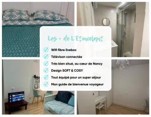 Appartements L-etincelant, Centre - Connecte - Lumineux & Cosy : photos des chambres