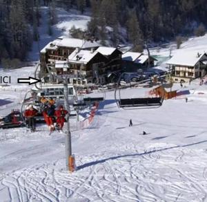Pied des pistes à Molines en Queyras