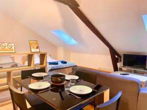 Le Beau Ciel - 2 lits doubles, bureau