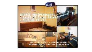 Chambres avec salle de bains et cuisine en centre ville Argenton sur Creuse
