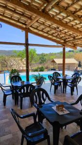 Chalé Bella Serra piscina café da manhã incluso