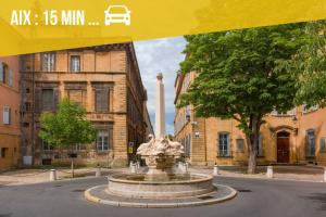 Appartements EDEN l Jardin, Bbq, Duplex l Parking Gratuit & Super Wifi l Vue Panoramique Sainte-Victoire : photos des chambres