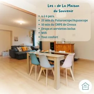 MAISON DU SOUVENIR 70 m2 près du Futuroscope - Morthemer