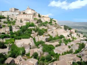 Maisons de vacances Maison charmante a Aubignan avec piscine partagee : photos des chambres