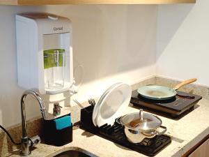 Studio Metrô Paraíso ou Ana Rosa com Piscina, Academia e Cowork até 3 pessoas com Maleiro e Sala de Espera