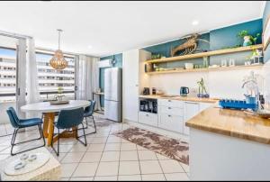 Blue Palms By The Beach