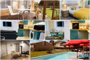 Maisons de vacances Gites ecolabellises du Domaine de Ludeye - au calme dans le Medoc : photos des chambres
