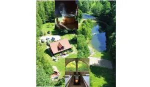 Leśniczówka domek sauna jeziorko w lesie na wyłączność - Lubenia